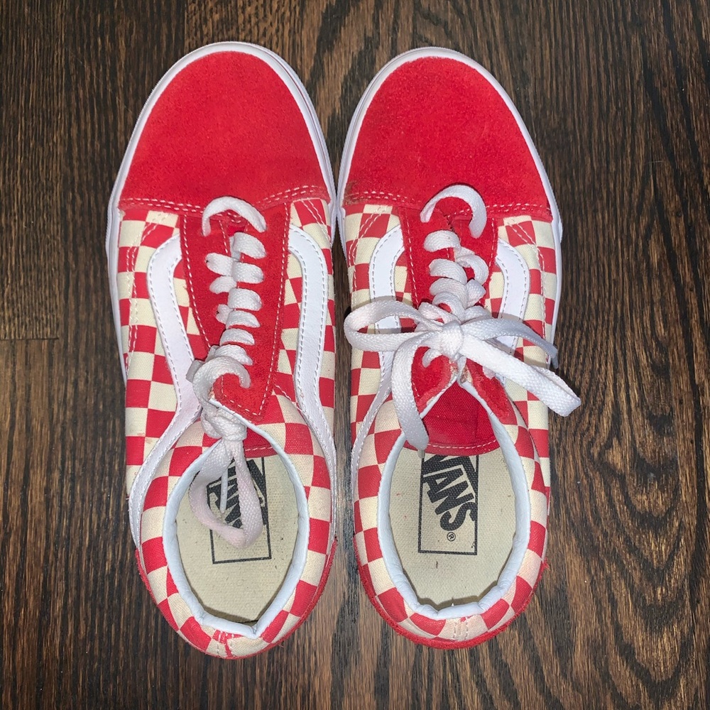 Red & White Checkered Vans